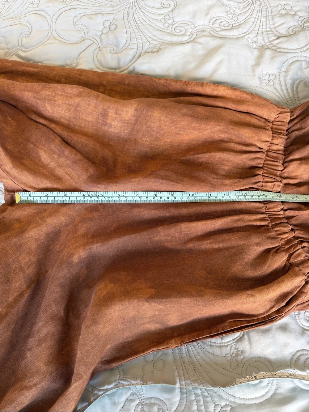 cloth & stone Rust Brown Sleeveless V-Neck Jumpsuit - Picture 14 of 15
